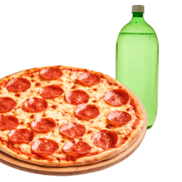 18" One Topping Pizza & 2 Liter Soda Special